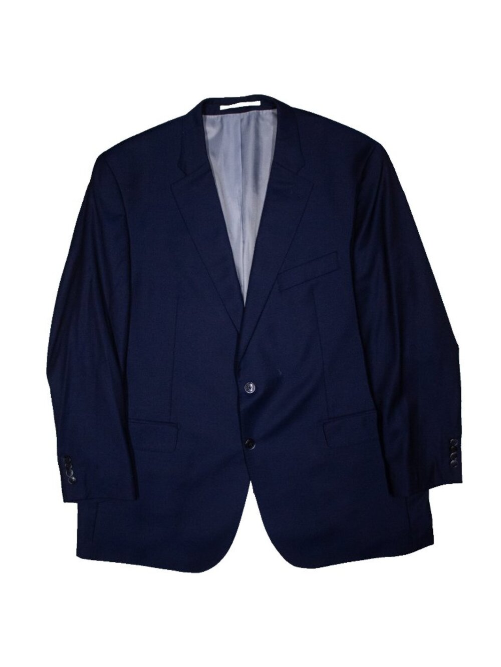 Baumler Blazer Cerruti 1881 130s Wool Sport Coat Blue Harry Rosen Textured 50R